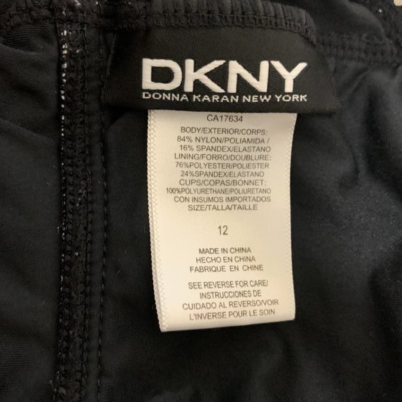 DKNY‎ Polka Dot One Piece Swimsuit Women 12 - Picture 2 of 6